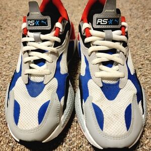 Puma RS-X Kids Shoes - Blue and White